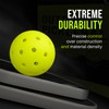 Tihulek Outdoor Pickleballs 4 Pack, 40 Holes Pickleball Balls PE,