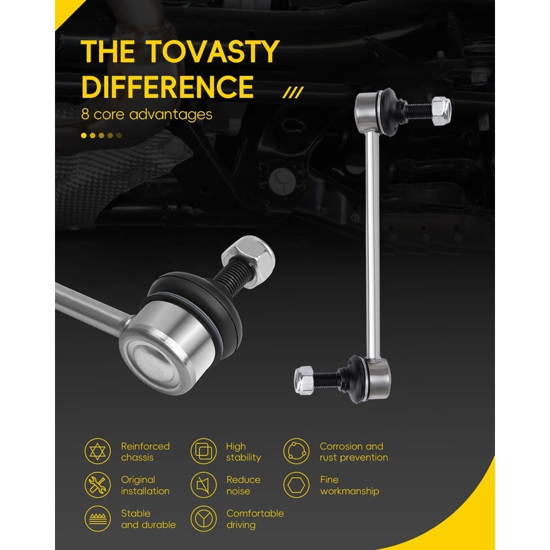Front Sway Stabilizer Bar Links for 2009-2020 Dodge Journey
