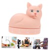 NOLITOY 1Pc Cartoon Cat Mechanical Kitchen Timer Creative Baking Timer