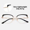 Zeelool Reading Glasses for Women Men Blue Light Blocking Readers