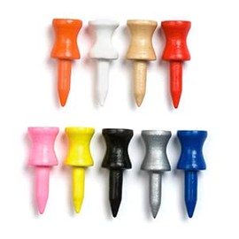 Golf Tees Etc 1 1/4" Step Down Tees - Pack of 500 (Assorted)