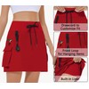MIVEI - Falda tipo cargo para mujer, con bolsillos con