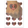 Pair of Rats Heart Couple Love Temporary Tattoo Water Resistant