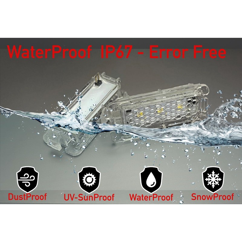 akhan BK006 Error Free Number Plate Light Compatible with Transit