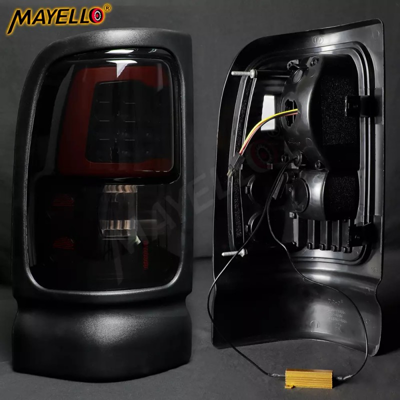 mayello Fit 1994-2001 Dodge Ram 1500 2500 3500 Black LED