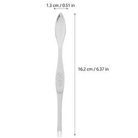 HEMOTON 6 Pack Seafood Forks Picks Stainless Steel Seafood Crab Lobster Shellfish Fork Picks Spoon Fruit Forks Nutcracker Needle Kitchen Picnic Seafood Tools