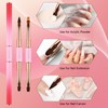 Nail Art Brushes, Pack of 5, Professional Nail Brush, Double