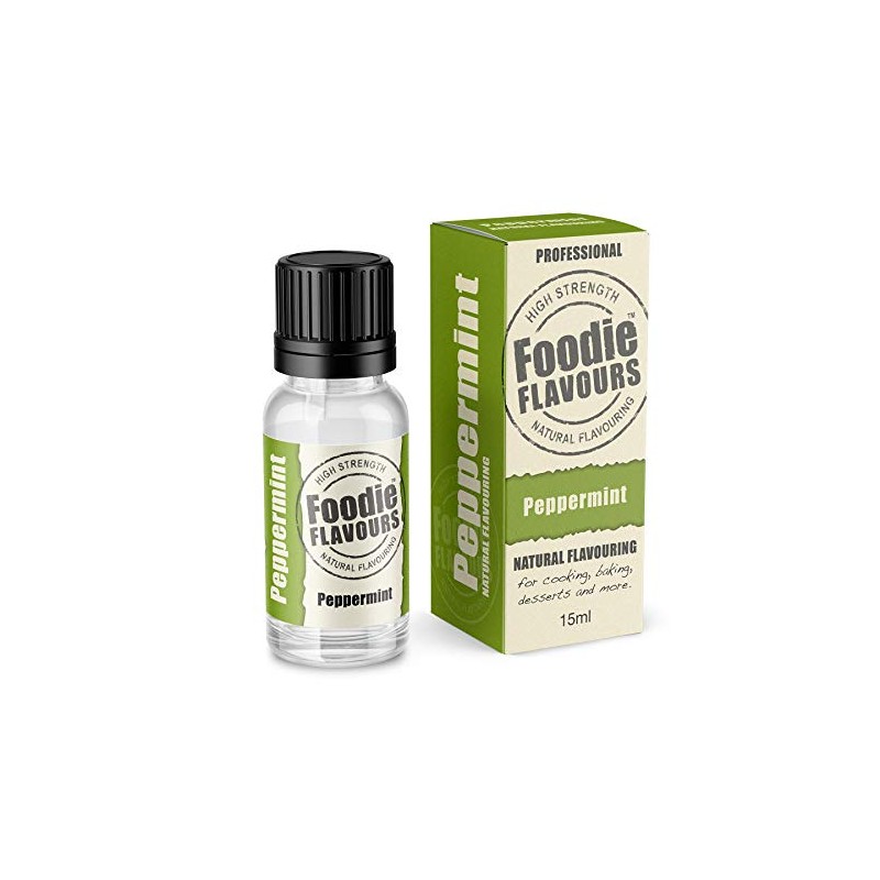 Peppermint Natural Food Flavouring 15ml - Foodie Flavours