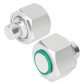 Zreneyfex Rear Air Conditioning Block Off Fittings Kit Replacement for Dodge Caravan 2004-2011 Replacement for Chrysler Town Country 2004-2011 2Pcs