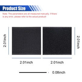 UHANBUT Car Floor Mat Retainer, Vehicle Non-Slip Foot Pad Fixing Fasteners, Universal Automotive Hook and Loop Strips Accessories with Double Sided Adhesive for Carpet, Seat Cushion (10PCS)