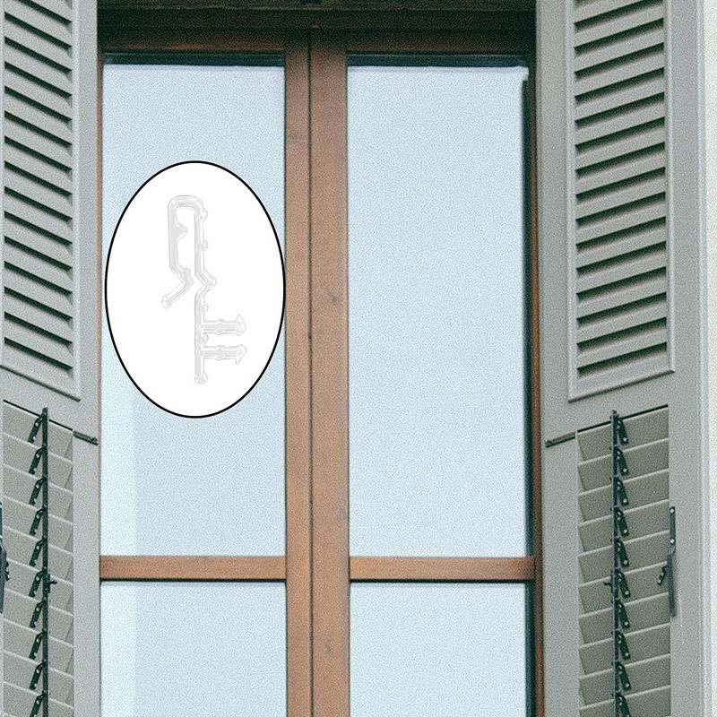 16 Pcs Hidden Blind Clips 2 inch Hidden Channel Valance