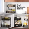TISTAYA Under Sink Organizer, Silk-Smooth Metal Sliding Drawer Organizers and