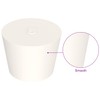 BorinGlass Solid Rubber Stoppers, 5 Pack 8# - 41mm(1.61in) x