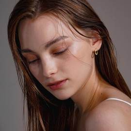 Kelli Myers Gold Hoop Earrings 14K Gold Earrings for Women 16mm