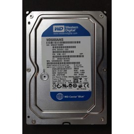 Western Digital WD WD5000AAKS 500GB 7200 RPM 16MB Cache SATA 3.0Gb/s 3.5