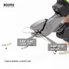 Booms Fishing CP2 Fishing Crimping Tool for Single-Barrel Sleeves, Green