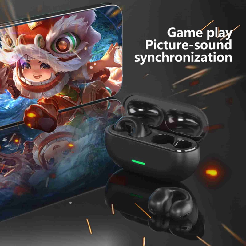 Bluetooth Earphones Smart Touch Control Ergonomic Wireless Cilp Ear Bone