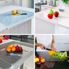 Cooking Chopping Board Acrylic Clear Anti Slip Spacious Size Abrasion