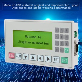 Nimomo OP320-A Text Display 3.7 inch Text Display Support HMI Communication Port S485/RS232 with Cable for PLC