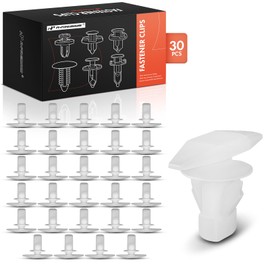 A-Premium 30PCS Nylon Weatherstrip Retainers Push-Type With Double Head Compatible with Ford F-150 1999-2003, Mustang 1994-2000, Crown Victoria 1992-2006 & Mercury Grand Marquis - For 5mm Hole