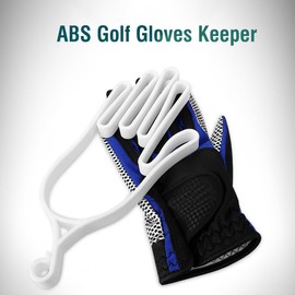 Golf Glove Holder, 2 Pieces Golf Glove Support More Purpose Plastic Glove Stretcher Hanger Golf Gloves Keeper (White) Glove Tensioner Golf Glove Tensioner Golf Leisure Sports Golf