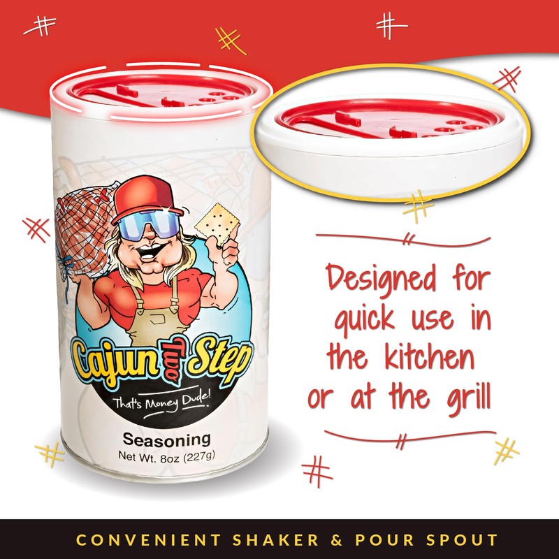 Cajun Two Step Seasoning by StaleKracker - 3 pck, Original