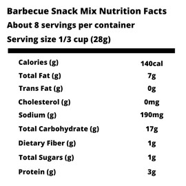 BBQ Snack Mix | Barbecue Corn Stcks, Corn Nuggets, Barbeque Pretzel Pieces, Roasted and Honey Roasted Peanuts | Runnin' Wild Foods, 1.5 Pounds total (Box of 3 bags, 8oz each)