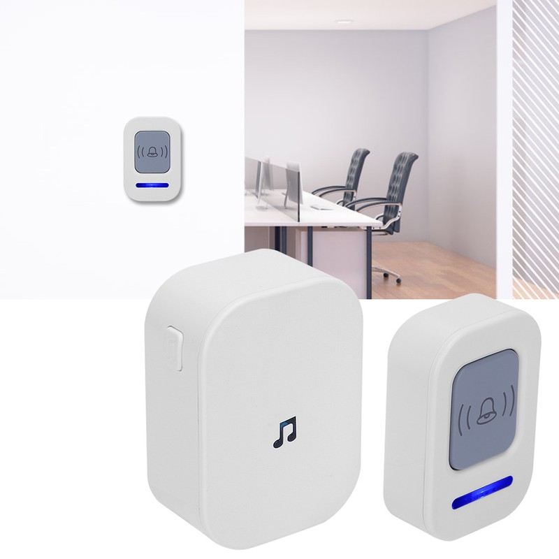 Wireless Intelligent Doorbell Remote 918.6ft Range Waterproof Door Chimes