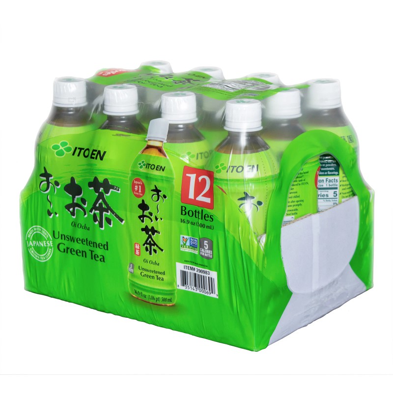 Ito En Oi Ocha Unsweetened Green Tea, 16.9 Fl Oz,