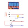 AEDIKO 2pcs DC 5V Relay Module 4 Channel Relay Board