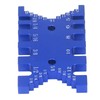 Dovetail Jig Tenon Caliper Aluminum Metric Imperial Scale Card Measuring