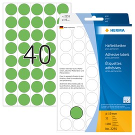 Herma Multi-Purpose Labels / Coloured Dots ø 19 mm