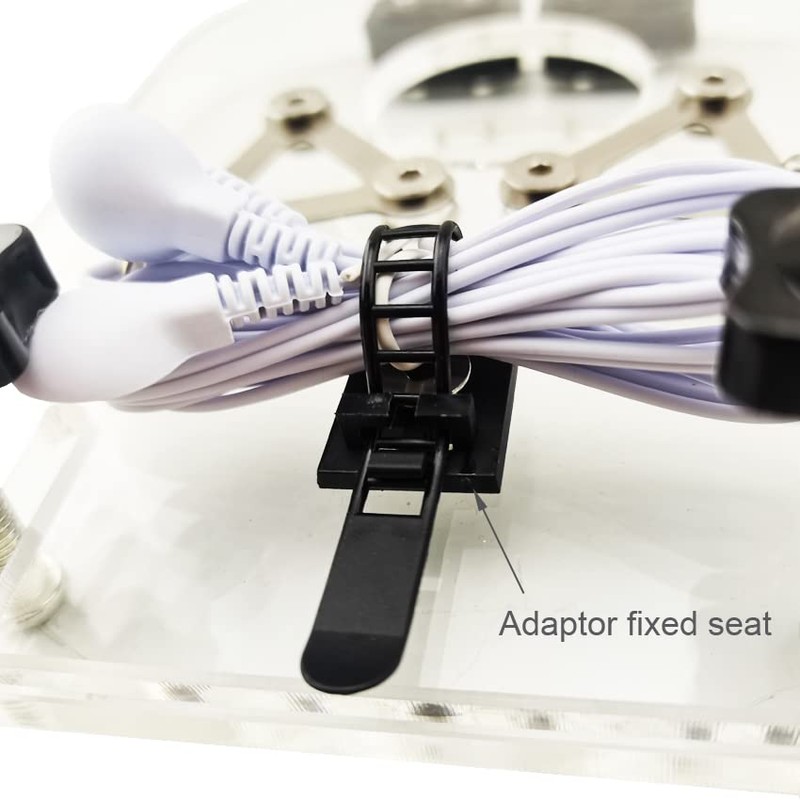 OY Electric Shock Testicle Crusher with Power Box (Color: Clear