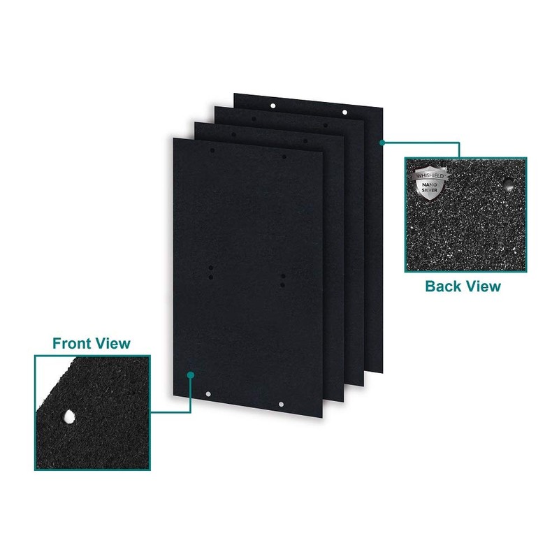 Whirlpool 817600 Genuine Charcoal Pre-Filter - Whishield Anti-Microbial Activated -