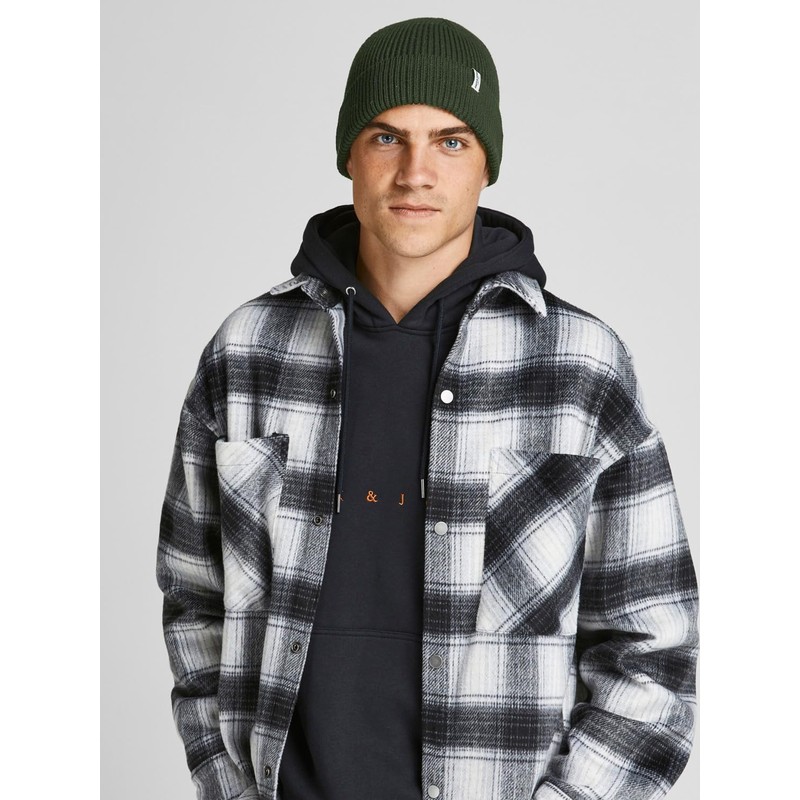 JACK & JONES Men's Jacbrink Beanie Hat, Pack of 2