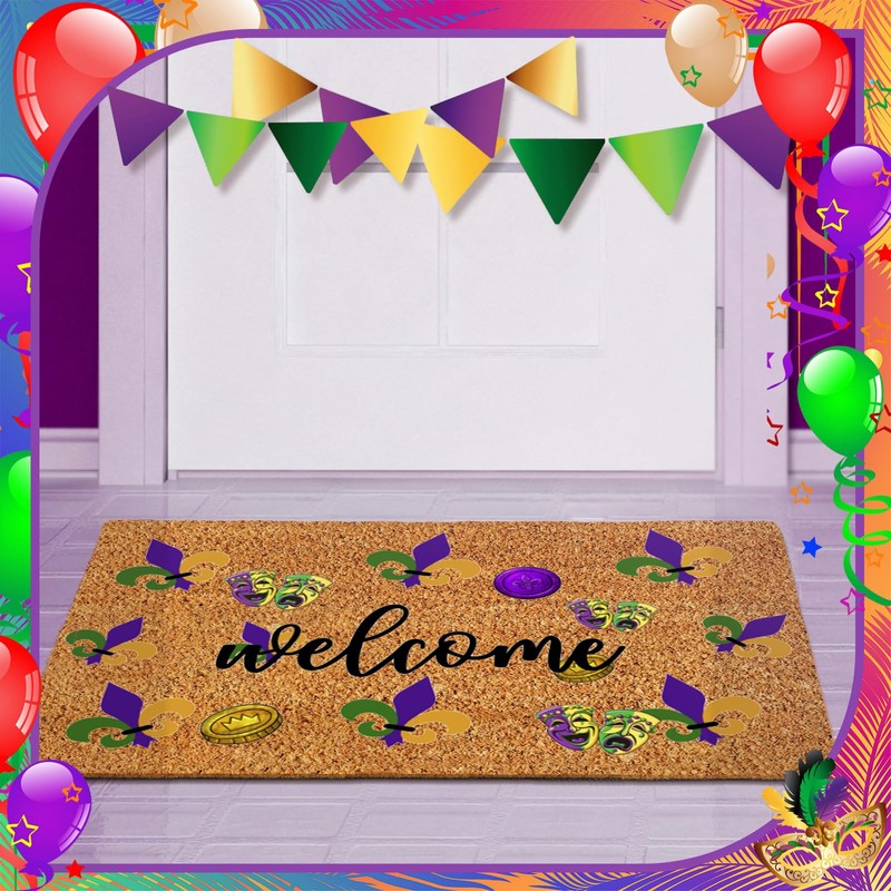 Ceenna Summer Back to School Natural Coir Door Mat Outdoor