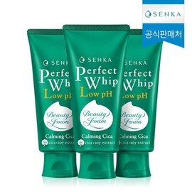 Senka 퍼펙트 휩 로우 pH 카밍 시카 100g 3개 Perfect Whip Low pH Calming Cica 100g 3 pieces