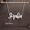 Collar con nombre personalizado para mujer, collar con placa de