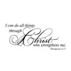 Desuibao I Can Do All Things Through Christ Who Strengthens