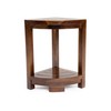 ALA Teak Corner Teak Wood Bath Spa Shower Stool Corner