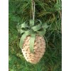 Handmade Sage Green - Large Wine Cork Pine Cone Ornament,