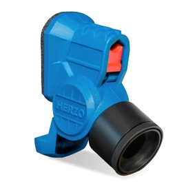 HERZO Drill Dust Collector, Dust Extraction for Hammer Drill, Compatible with All Drilling Tools with Max. 18 mm Drilling Diameter, Blue