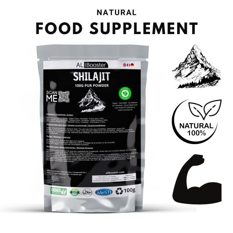 Shilajit Powder 100 g Pure 100% Natural without Additives for
