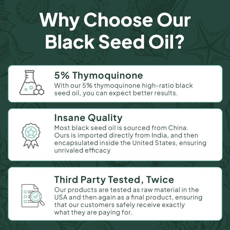 Organics Ocean Better Black Seed Oil Cold Pressed - Pure