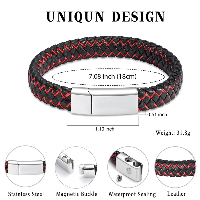 Minicremation Cremation Jewelry Urn Bracelet for Ashes for Women Men
