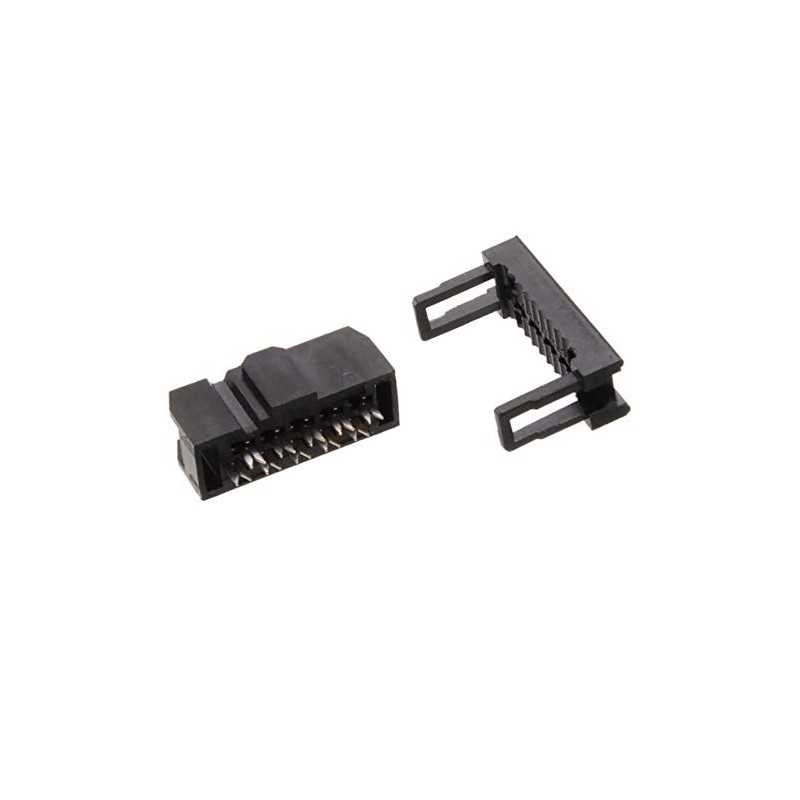 CablesOnline 10-Pack 10-Pin (2x5) Female IDC 2.54mm Pitch Connectors for
