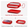 Mage Crab silicone fresh storage set 2pcs resuable fridge fresh