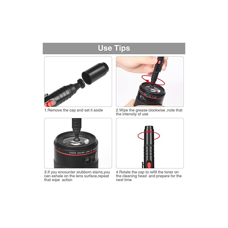 Zacro 47 en 1 Kits Limpieza Cámara Reflex Profesional para