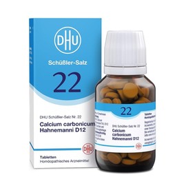 DHU Schüßler Salt No. 22 Calcium Carbonicum Hahnemanni D12 Tablets, Pack of 200 Tablets