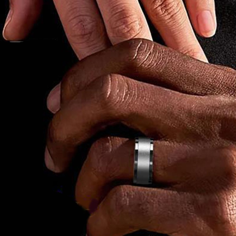 Smart Health Ring Sleep Monitor IP68 Waterproof Metal Activity Tracker
